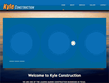 Tablet Screenshot of dkyleconstruction.com